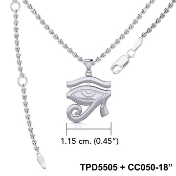 Beyond the symbolism of the Eye of Horus Silver Pendant TPD5505 - Jewelry